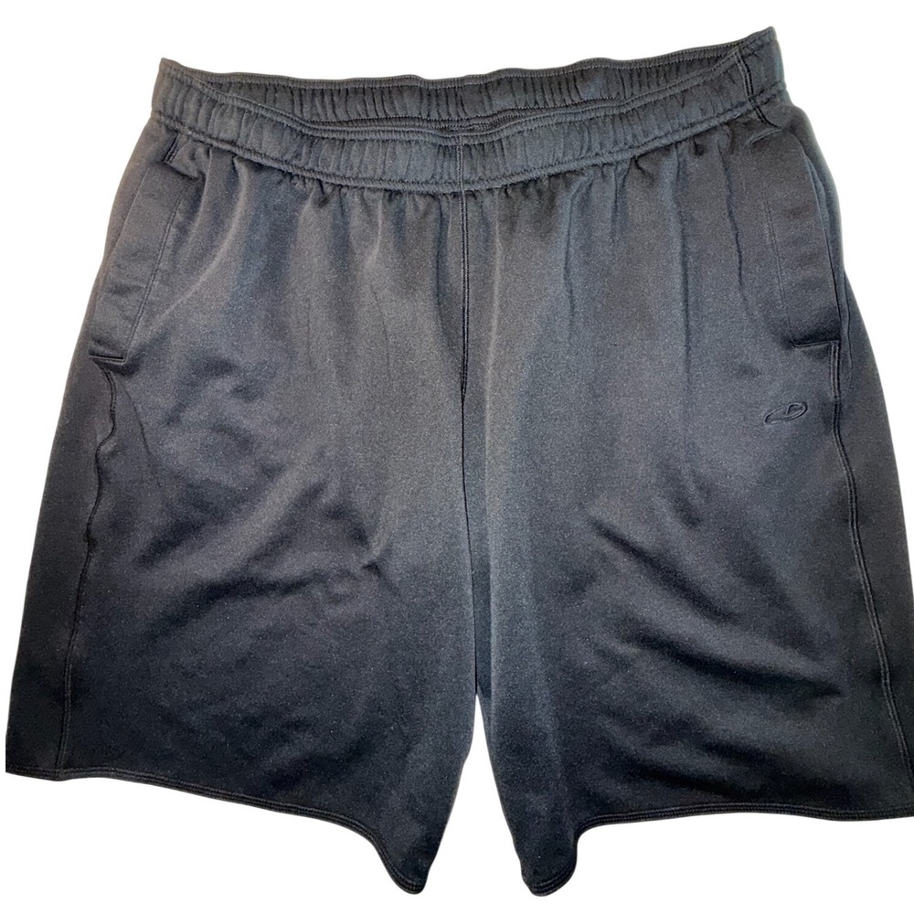 Champion Duo Dry Mens Athletic Shorts Black XXL Performance Gym Training 0914